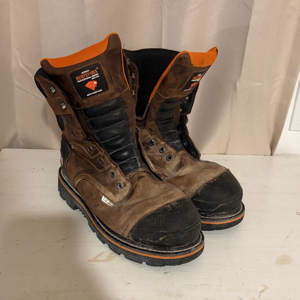 Herman Survivors Steel Toe Leather Work Boots